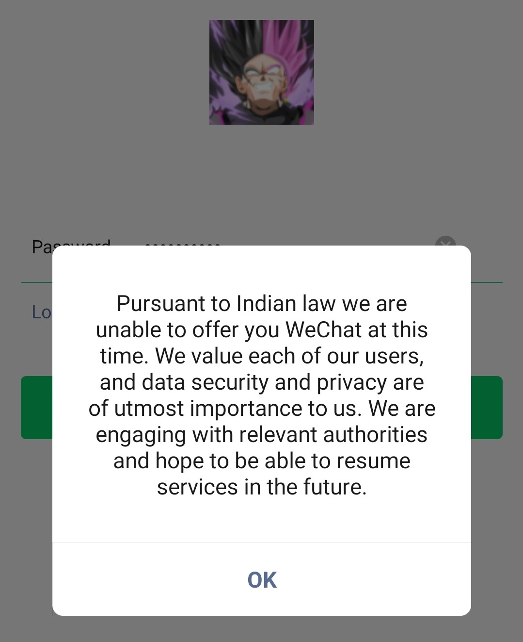 微信在印度正式下线：印度手机号强制退出