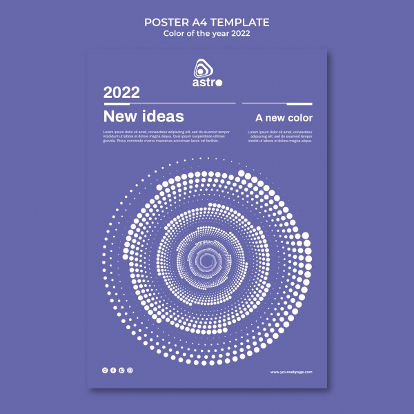 2022新年海报模板设计114