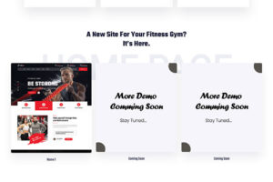 健身健身房网站HTML5模板226