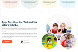 儿童早教机构HTML5网站模板326