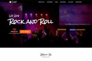 Rock摇滚音乐会网站模板318