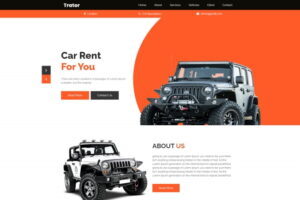 HTML5汽车租赁服务公司网站模板412