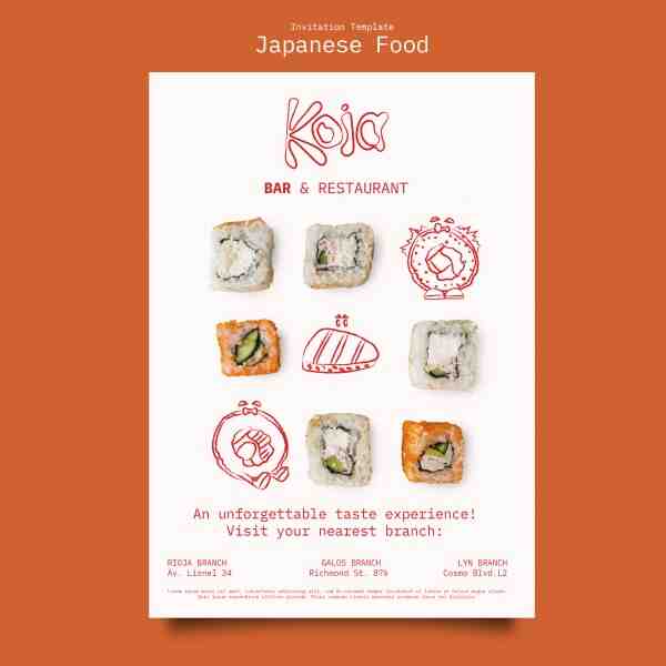 日式食物创意宣传广告815