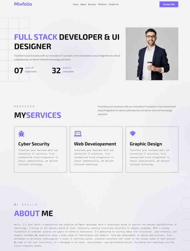 用户界面设计服务公司网站模板1205