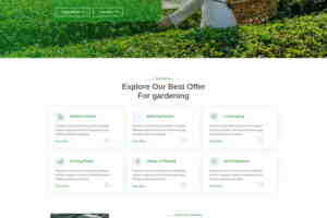 绿色园林景观设计公司网站模板403